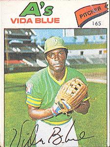 1977-78 Venezuelan Winter League Stickers #165 Vida Blue Front