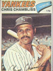 1977-78 Venezuelan Winter League Stickers #179 Chris Chambliss Front