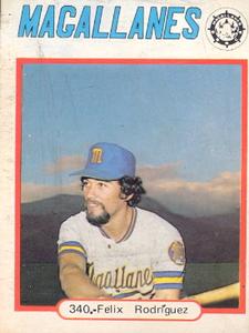 1977-78 Venezuelan Winter League Stickers #340 Felix Rodriguez Front