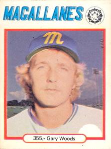 1977-78 Venezuelan Winter League Stickers #355 Gary Woods Front