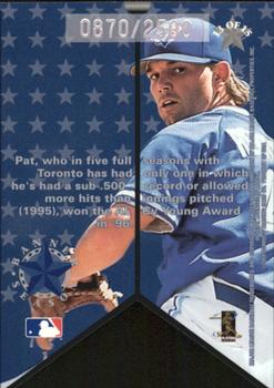 1997 Leaf - Banner Season #13 Pat Hentgen Back