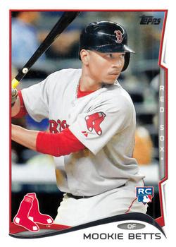 2014 Topps Update #US-26 Mookie Betts Front