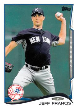 2014 Topps Update #US-114 Jeff Francis Front