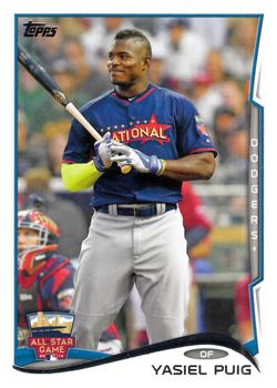 2014 Topps Update #US-223 Yasiel Puig Front