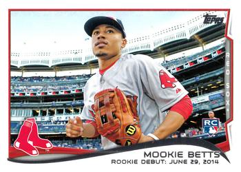 2014 Topps Update #US-301 Mookie Betts Front
