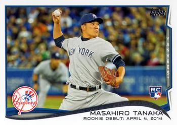 2014 Topps Update #US-25 Masahiro Tanaka Front