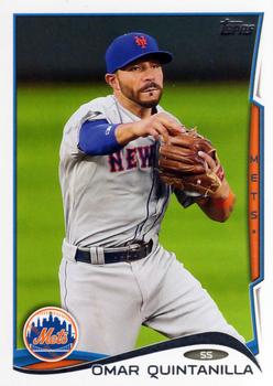 2014 Topps Update #US-126 Omar Quintanilla Front