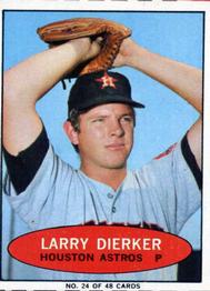 1971 Bazooka Numbered Test #24 Larry Dierker Front