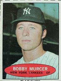 1971 Bazooka Numbered Test #9 Bobby Murcer Front