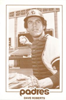 1977 San Diego Padres Schedules #NNO Dave Roberts Front