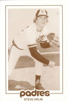 1977 San Diego Padres Schedules #NNO Steve Arlin Front