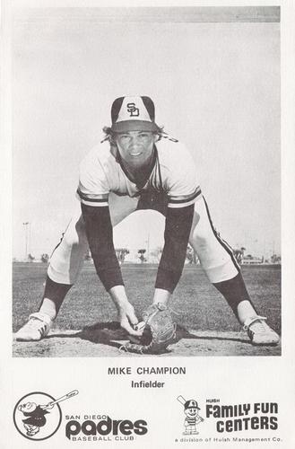1977 Family Fun Center San Diego Padres #NNO Mike Champion Front