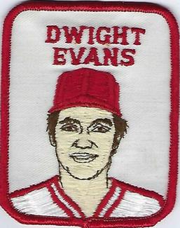 1979 Penn Emblem Baseball Patches #NNO Dwight Evans Front