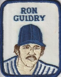 1979 Penn Emblem Baseball Patches #NNO Ron Guidry Front