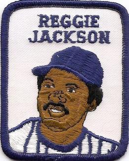 1979 Penn Emblem Baseball Patches #NNO Reggie Jackson Front