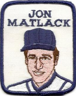 1979 Penn Emblem Baseball Patches #NNO Jon Matlack Front