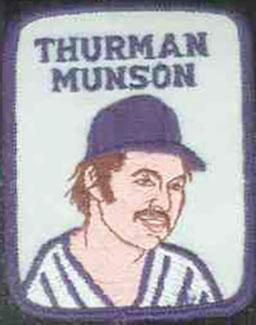 1979 Penn Emblem Baseball Patches #NNO Thurman Munson Front