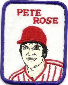1979 Penn Emblem Baseball Patches #NNO Pete Rose Front