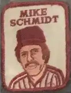 1979 Penn Emblem Baseball Patches #NNO Mike Schmidt Front