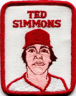 1979 Penn Emblem Baseball Patches #NNO Ted Simmons Front