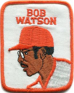 1979 Penn Emblem Baseball Patches #NNO Bob Watson Front