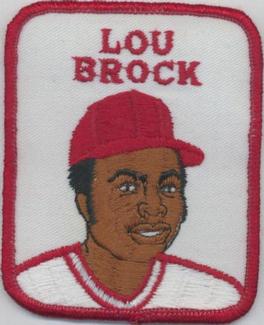 1979 Penn Emblem Baseball Patches #NNO Lou Brock Front
