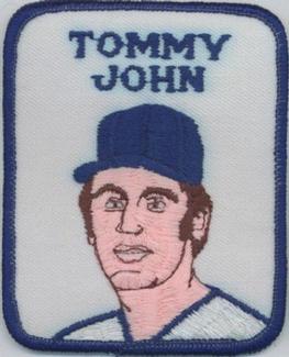 1979 Penn Emblem Baseball Patches #NNO Tommy John Front