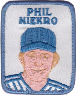 1979 Penn Emblem Baseball Patches #NNO Phil Niekro Front