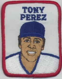 1979 Penn Emblem Baseball Patches #NNO Tony Perez Front