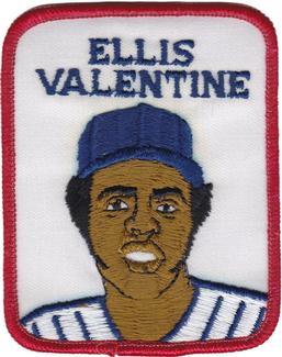 1979 Penn Emblem Baseball Patches #NNO Ellis Valentine Front
