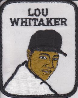 1979 Penn Emblem Baseball Patches #NNO Lou Whitaker Front