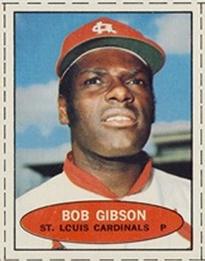 1971 Bazooka #NNO Bob Gibson Front