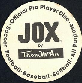 1985 Thom McAn Jox Discs #NNO Mike Boddicker Back