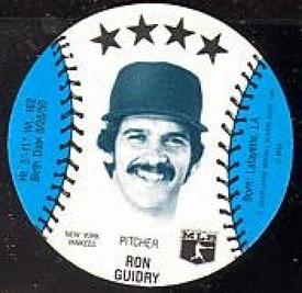 1985 Thom McAn Jox Discs #NNO Ron Guidry Front