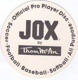 1985 Thom McAn Jox Discs #NNO Kent Hrbek Back