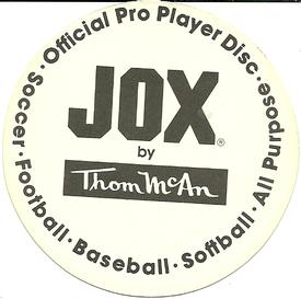 1985 Thom McAn Jox Discs #NNO Tony Gwynn Back