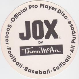 1985 Thom McAn Jox Discs #NNO Ryne Sandberg Back