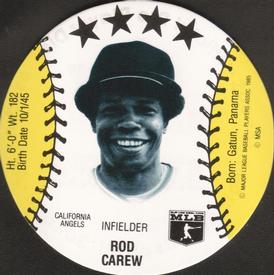 1985 Thom McAn Jox Discs #NNO Rod Carew Front