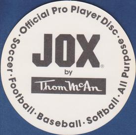 1985 Thom McAn Jox Discs #NNO Alan Trammell Back