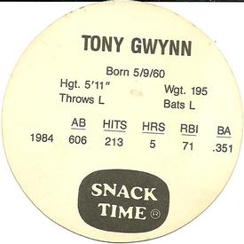 1985 KAS Discs #NNO Tony Gwynn Back