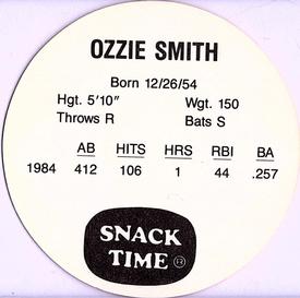 1985 KAS Discs #NNO Ozzie Smith Back