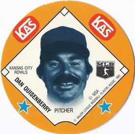 1985 KAS Discs #NNO Dan Quisenberry Front