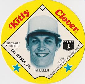 1985 Kitty Clover Discs #NNO Cal Ripken, Jr. Front