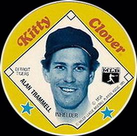 1985 Kitty Clover Discs #NNO Alan Trammell Front