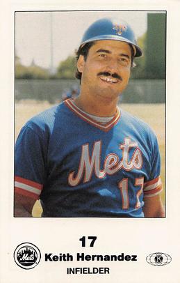 1985 New York Mets Police #5 Keith Hernandez Front