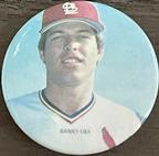 1986 Baseball Star Buttons #NNO Danny Cox Front