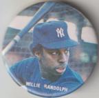 1986 Baseball Star Buttons #NNO Willie Randolph Front