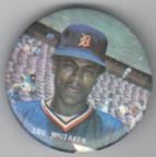 1986 Baseball Star Buttons #NNO Lou Whitaker Front