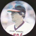 1986 Baseball Star Buttons #NNO Brian Downing Front