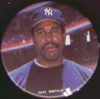 1986 Baseball Star Buttons #NNO Dave Winfield Front